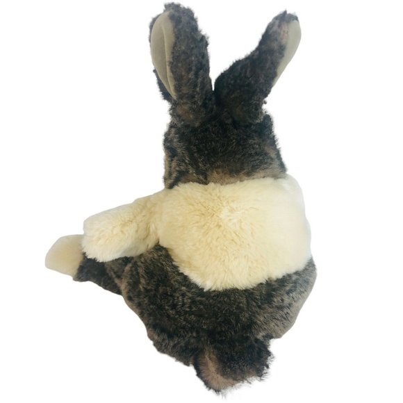 Folkmanis Baby Dutch Rabbit Hand Puppet Full Body Plush 10” Bunny Toy Animal - Picture 4 of 11